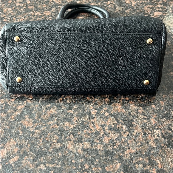 Michael Kors Black Leather Satchel Handbag - Picture 3 of 4